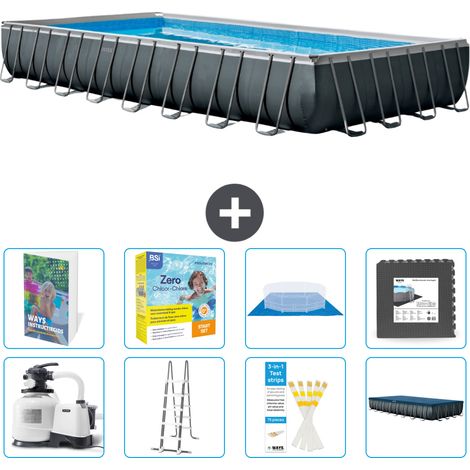 Ultra XTR Pool Rechteckig - 975x488x132 cm - 9-teilig S607