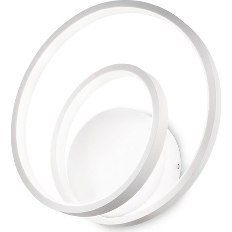 Ideal Lux Applique moderna OZ 1 luce LED integrato bianco metallo