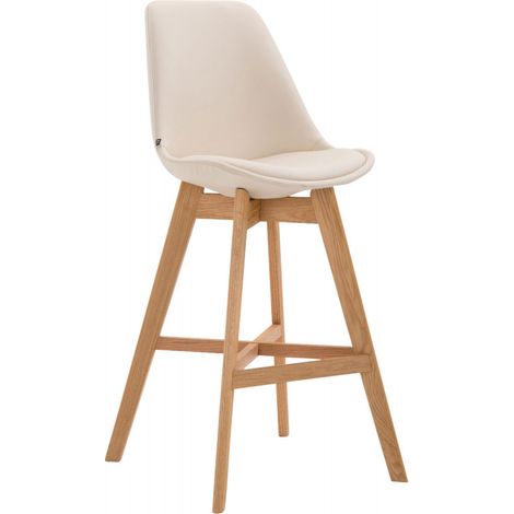 Barhocker Cannes Kunstleder creme natura (1/5)