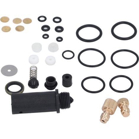Pièces détachées pour compresseur d'air PCP : soupape de respiration, joints d'étanchéité, buses, accessoires pour pompe à air haute pression 12 V 30 MPa (1/5)