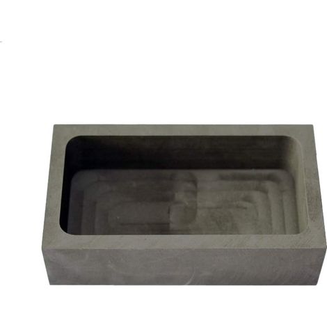 Moule en graphite doré et argenté pour fondre et affiner - 730 g (1/3)