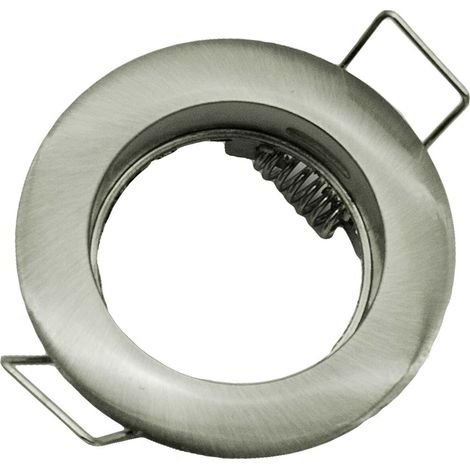 Spot de plafond rond GU10 mini, finition satinée argentée, ID-1040, idéal (1/2)