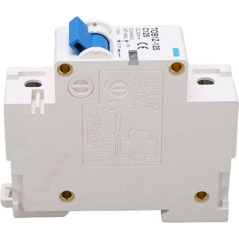 Miniatur-1P-125A-250V-DIN-Schienen-Leistungsschalter für Photovoltaik-Solaranlagen TOB1Z 125 C125 (1/5)
