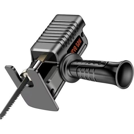 Adaptateur Scie Alternatif - Pour Perceuse Électrique - Coupe Bois Métal - 3 Lames Incluses - 1 Pièce (1/5)