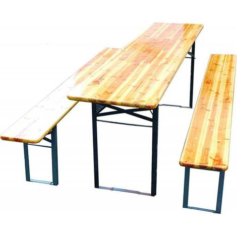 Table en bois Brasserie Blinky