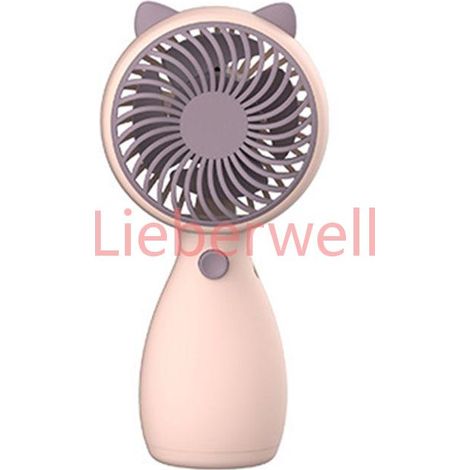Petit ventilateur portatif , RYTTGOP , Mini USB , Rechargeable , Support amovible , Vitesses réglables (1/5)
