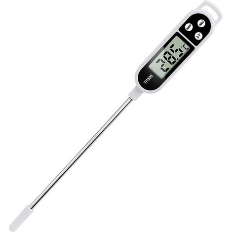 Thermometre cuisine accessoire termometre cuison,thermomètre sonde thermometre barbecue 5Secondes LCD Ecran Thermomètre pour Patisserie BBQ Lait à Viande Culinaire (1/5)