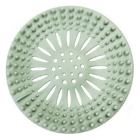 Filtre pour alimentations, attrape-cheveux, bouchon de baignoire, filtre d'évier, couvercle de douche, 1 pc (vert) (1/5)