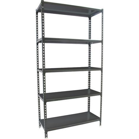 Simonrack Metallregal anthrazit 5 verstellbare Böden