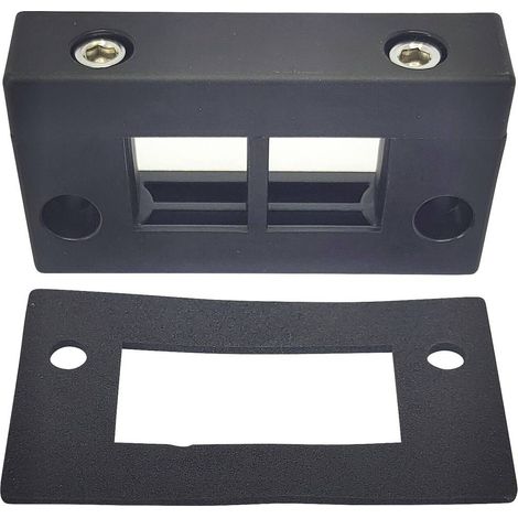 TRU COMPONENTS DVK-W2 Barrette d'entrée de câble Ø max. des bornes 16 mm Polyamide noir 1 pc(s) (1/2)