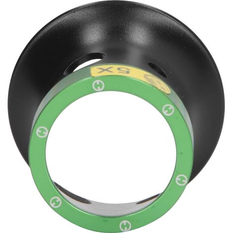 Loupe bijoutier pliante 5X en alliage de zinc, grossisseur optique portable pour montre, bijoux, pièces, circuit imprimé, textile, réparation et observation (1/5)