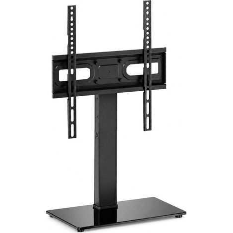 Wiltec TV Ständer für 32"-65", Fernseherständer bis 40 kg, schwenkbare Fernsehhalterung max. VESA 600 x 400, freistehender Bodenständer ohne Bohren (1/5)