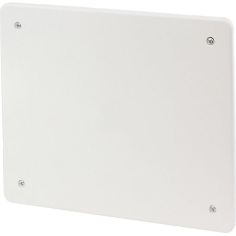 10PZ COPERCHIO PER SCATOLA DI DERIVAZIONE DA INCASSO CON VITI mm.119X96