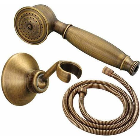 Douchette de Douche,Ensemble de Douche,Laiton Antique Ensemble de Douche Système de Douche (1/4)