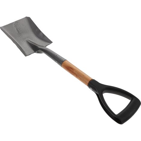 Pelle - Manche En Bois Ergonomique - Lame Carrée En Fer - Pour Jardinage Et Déneigement - 1 Pièce (1/5)
