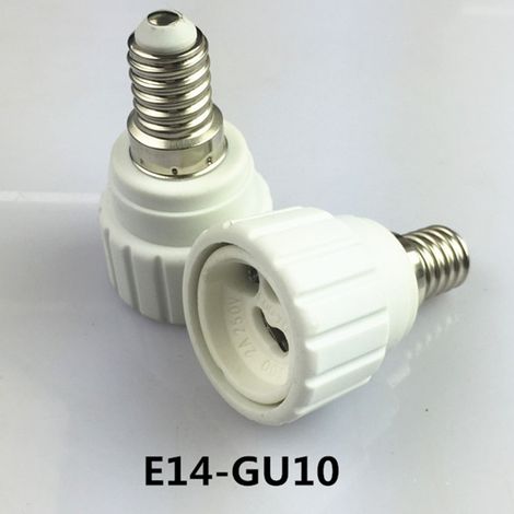 Interrupteur pour ampoule LED permettant de convertir les douilles et supports de lampe, lampes à économie d'énergie, promotion du vieillissement, culot à vis E14-Gu10, Fulaiyuan. (1/5)