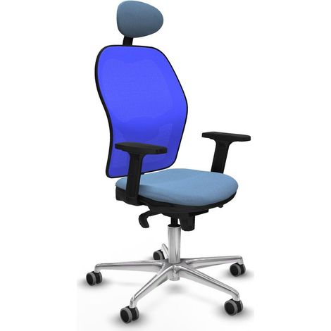 Piqueras y Crespo Silla Ergonómica Azul Cielo para Oficina (1/3)