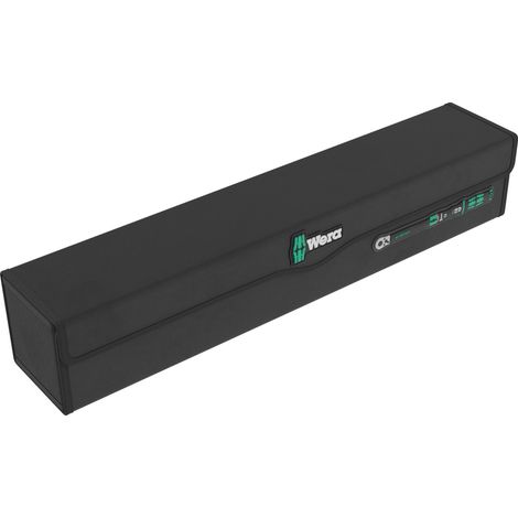 Wera 9584 Textile Box Click-Torque Lock C 3 KFZ-Radwechsel Set 1, leer, 520 x 97 x 96 mm (1/3)