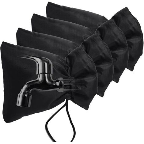 4er-Pack Outdoor-Wasserhahnabdeckungen für Frostschutz im Winter, Gartenwasserhahn, Rohrisolierung, 18 x 14 cm (1/5)