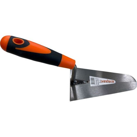 Cazzuola punta tonda da 160 mm manico ergonomico antiscivolo lavori muratura