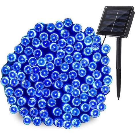 Guirlande Lumineuse Exterieure Solaire ,22M 200 LED Guirlande Solaire Exterieur 8 Modes étanche Guirlande LED Solaire Pour Jardin,Terrasse,Cour,Noël,Mariage,Fête(Bleu ) (1/5)