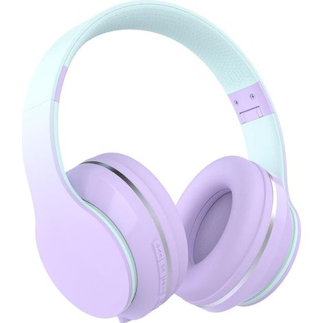 Casque Bluetooth pour enfants, casque supra-auriculaire sans fil avec microphones, son stéréo, 10 heures d'autonomie, casque pliable et réglable, casque Bluetooth 5.1 pour adultes, école, voyage (1/5)