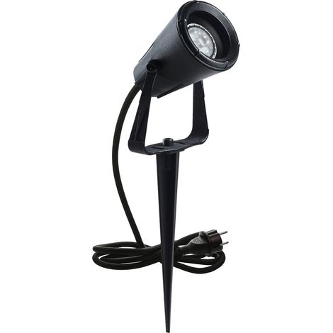 Proyector base/piqueta tilt GERONIMO IP67 GU10 4.50W Negro (1/5)