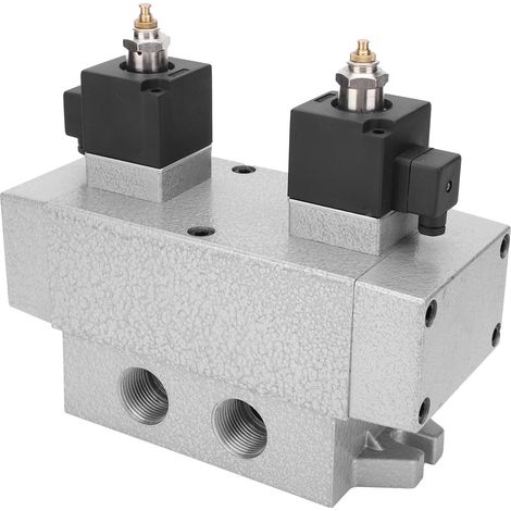 Électrovanne 3 positions 5 voies à double commande électrique, structure à colonne coulissante G3/4 po K35D2H-20AC220V (1/5)