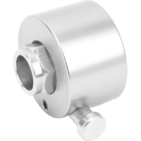 3/4-Zoll-Schnellverschluss-Lenkradnabe mit Druckknopf für 3-Loch-Lenkräder, Silber (1/5)