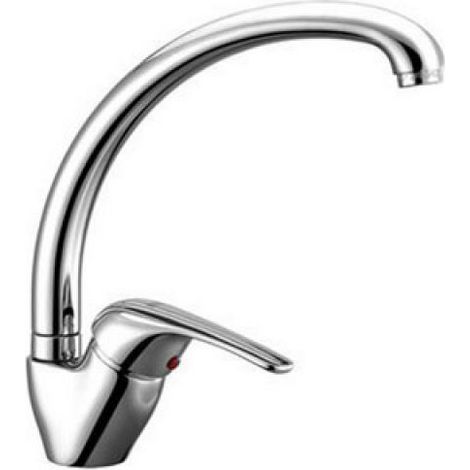 MONOCOMANDO LAVELLO CANNA ALTA SERIE DELFINA Cromo