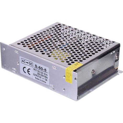 Jandei - Transformateur 220V 5V DC 60W 12A IP20 Transformateur intérieur (1/3)