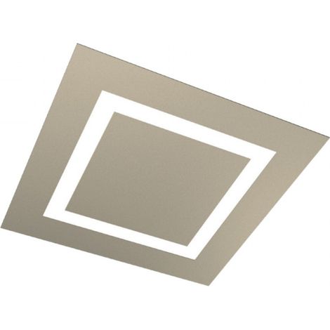 Plafoniera Moderna Carpet Metallo Sabbia 4 Luci 2G11 58Cm (1/5)