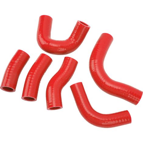 Hitzebeständiges, auslaufsicheres Silikon-Kühlmittelschlauchset für Magna VF1100C VF1000C V65 Kühler, rot (1/5)