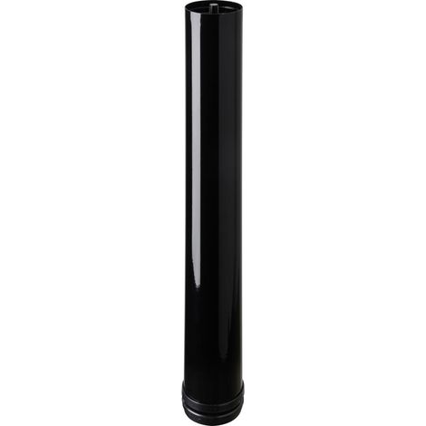 Hettich Tischbein Stahl Ø 6 x 40-43 cm schwarz - 1 Stück Tischbeine