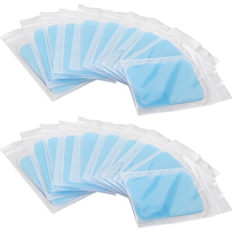 20 pièces Pads Gel Stimulateur Abdominal, Accessoires de Rechange pour Entraîneur Muscles Abdominaux (1/5)
