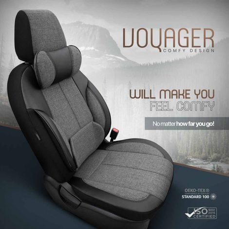 Ensemble de housses de siège auto OTOM VOYAGER 102 FUMÉES 3-ZIP (1/5)