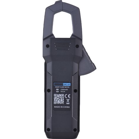 Pince multimètre intelligente 9999 points, testeur numérique AC/DC tension courant, sonde température, capacité diode résistance, détection NCV, maintien données, écran couleur TFT, recharge USB-C DMC (1/5)
