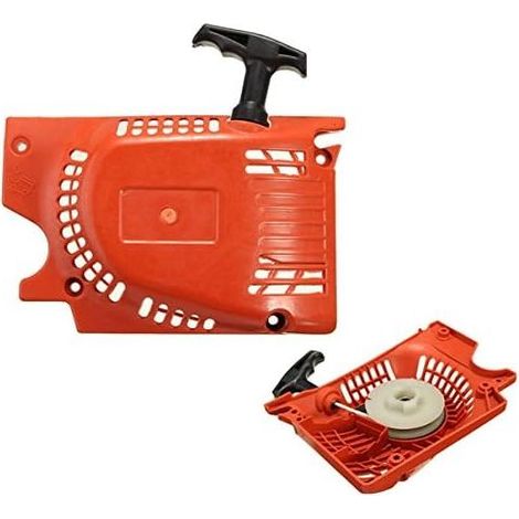 Avviatore a strappo rosso JenNiFer per motoseghe cinesi 4500 5200 5800 45cc 52cc 58cc (1/5)