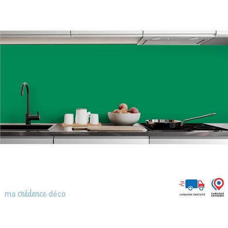 Crédence : Vert signalisation RAL 6024 - Alu composite - 60 - 120 (1/3)