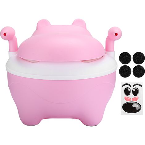 Réducteur de toilettes pour enfants, pot bébé, grand pot pour tout-petits, toilettes pour enfants, accessoire de toilette indispensable, rose (1/5)