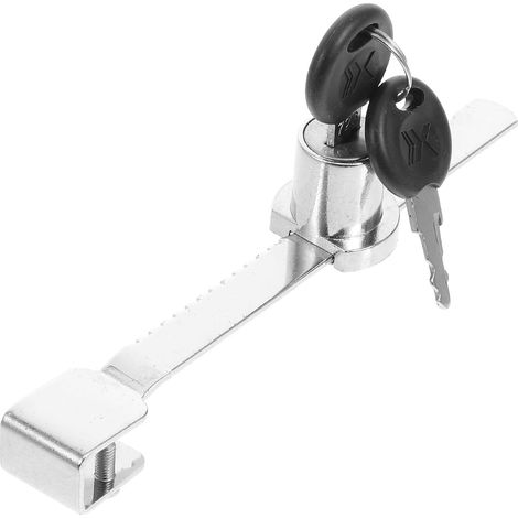 Serrure de sécurité INOOMP pour portes coulissantes réfrigérateur (1/5)