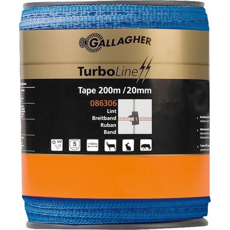 Gallagher TurboLine Tape 20mm x 200m blau für Wildtiere