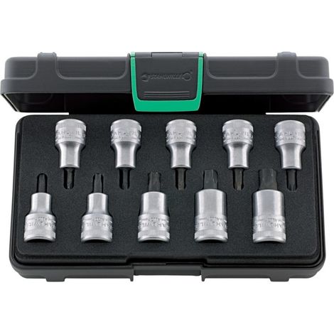 Stahlwille juego de llaves de vaso 54TX/10 10 piezas - 96032005