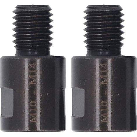 Winkelschleifer-Adapter M10 auf M14, 2-teiliger Winkelschleifer-Adapter aus Stahl M10-M14, Adapter für Winkelschleiferwelle (weiblich auf männlich) (1/5)