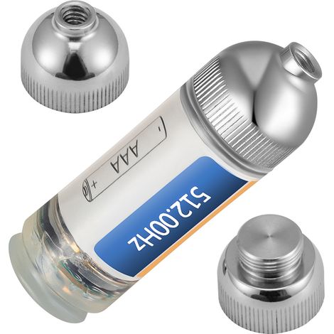 Mophorn Brand X 512HZ Sonde mit 8/5" und 1/4-20" Anschlüssen, Starrer Abflusssucher für die Ortung/Erkennung kleiner Abwasserkanäle und Rohrleitungen, Silber - Amazon Title