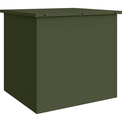 Maison Exclusive - Coffre de rangement de jardin Acier 55 x 50,5 x 50 cm (1/5)