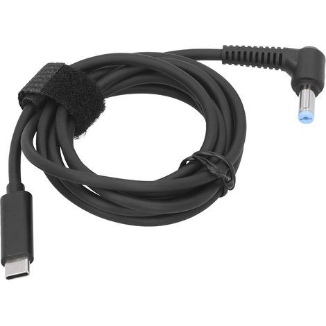 Câble d'alimentation Type-C pour PC HP avec connecteur DC 4.5x3.0mm - Chargeur secteur portable (1/5)