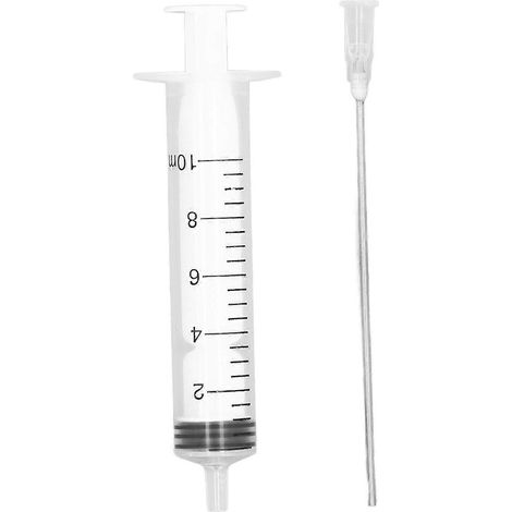 Tintenzufuhrnadel-Spritze aus Kunststoff, Saugprobenehmer, Nachfüllwerkzeug für 10-ml-Druckerpatronen
