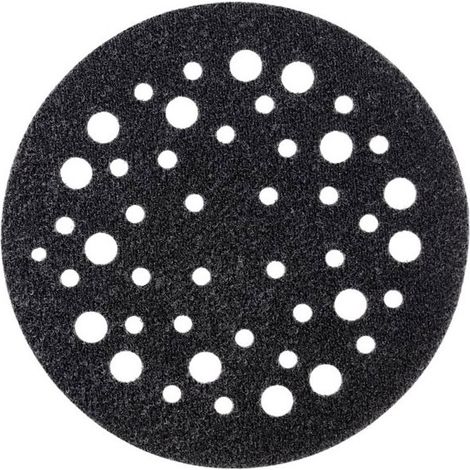 Lot de 5 protecteurs de plateau 125 mm – 44 trous – Épaisseur 3 mm – Pour ponçage de surfaces délicates – Compatible ponceuses MIRKA