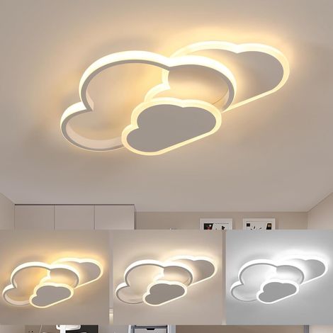 Plafonnier LED Dimmable avec Télécommande, 32W 3000K-6000K (1/5)
